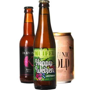 Selectie van weizen bieren uit ons assortiment