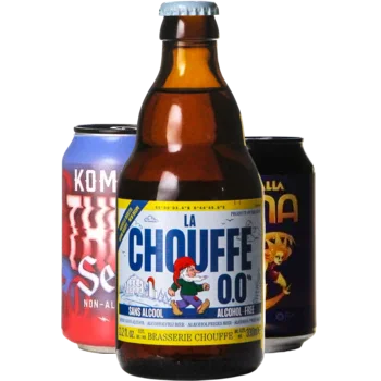 Auswahl von alcoholvrij Bieren aus unserem Sortiment