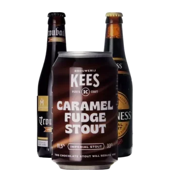 Selectie van stout bieren uit ons assortiment