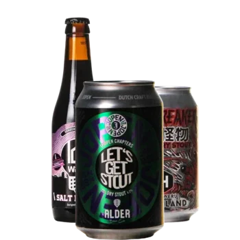 Auswahl von stout_dry Bieren aus unserem Sortiment