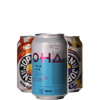 Auswahl von alcoholvrij Bieren aus unserem Sortiment