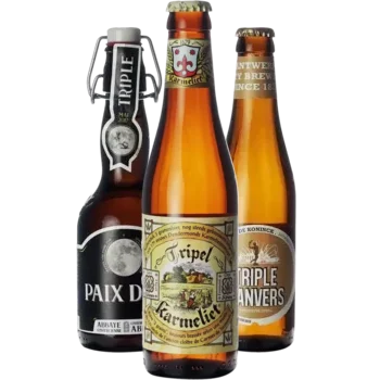 Selectie van tripel bieren uit ons assortiment