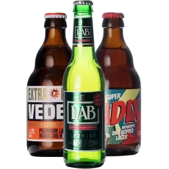 Selectie van pils bieren uit ons assortiment