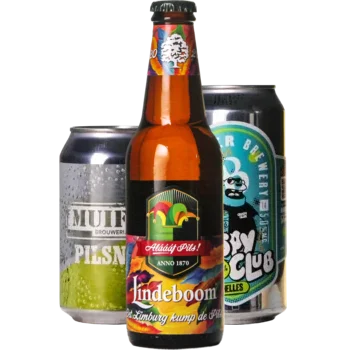 Selectie van pils bieren uit ons assortiment