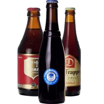 Auswahl von dubbel Bieren aus unserem Sortiment