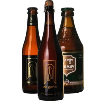 Auswahl von tripel Bieren aus unserem Sortiment