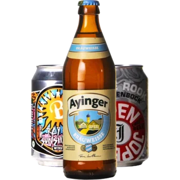 Selectie van wit bieren uit ons assortiment