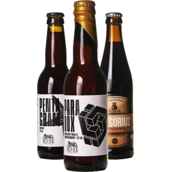 Auswahl von quadrupel Bieren aus unserem Sortiment