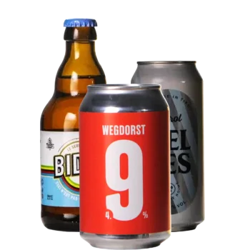 Auswahl von pils Bieren aus unserem Sortiment
