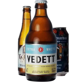 Selectie van wit bieren uit ons assortiment