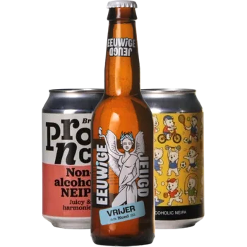 Selectie van alcoholarm bieren uit ons assortiment