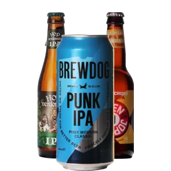 Auswahl von ipa Bieren aus unserem Sortiment