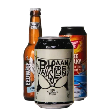 Selectie van alcoholarm bieren uit ons assortiment