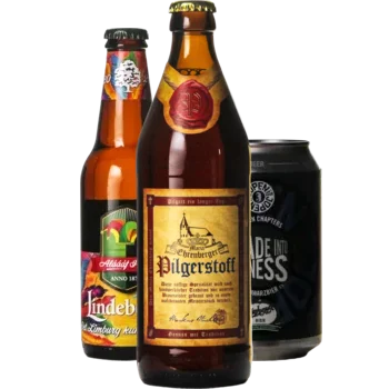 Selectie van pils bieren uit ons assortiment