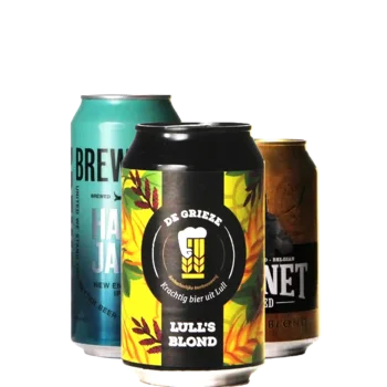 Selectie van blikbier bieren uit ons assortiment