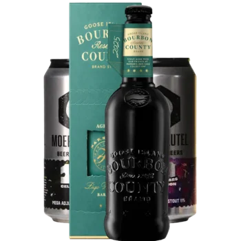 Auswahl von stout Bieren aus unserem Sortiment