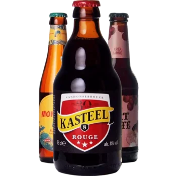 Auswahl von fruit Bieren aus unserem Sortiment