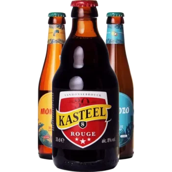 Selectie van fruit bieren uit ons assortiment