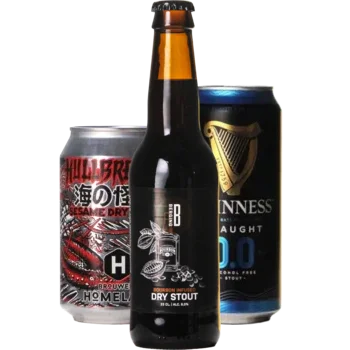 Selectie van stout_dry bieren uit ons assortiment
