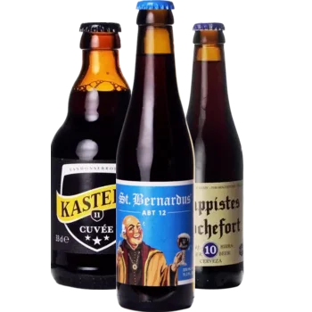 Auswahl von quadrupel Bieren aus unserem Sortiment