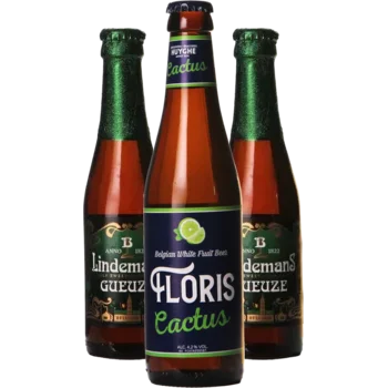 Auswahl von geuzebier Bieren aus unserem Sortiment