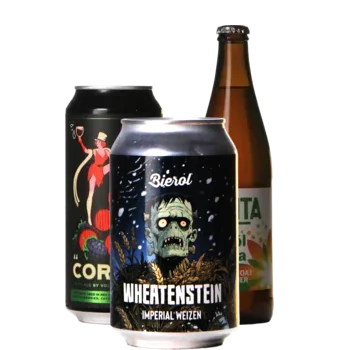 Auswahl von weizen Bieren aus unserem Sortiment