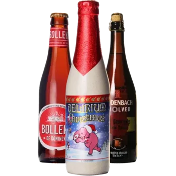 Auswahl von amber Bieren aus unserem Sortiment