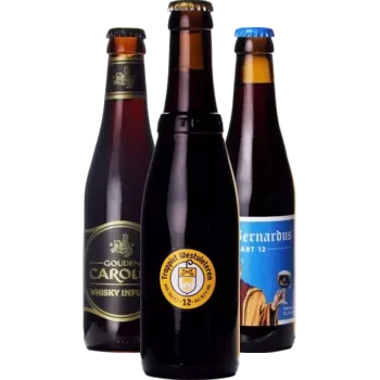 Auswahl von quadrupel Bieren aus unserem Sortiment