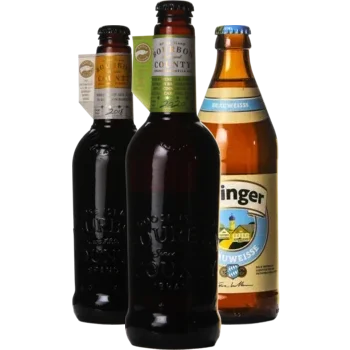 Selectie van weizen bieren uit ons assortiment