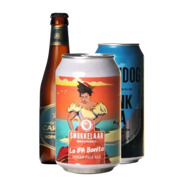 Selectie van ipa bieren uit ons assortiment