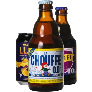 Selectie van alcoholvrij bieren uit ons assortiment