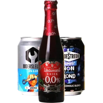 Selectie van alcoholarm bieren uit ons assortiment