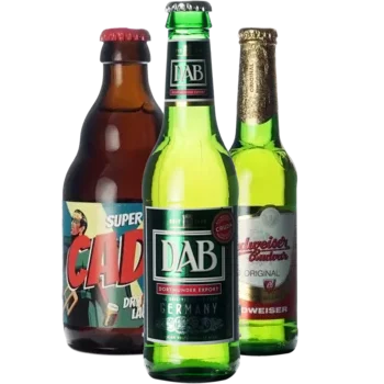 Auswahl von pils Bieren aus unserem Sortiment