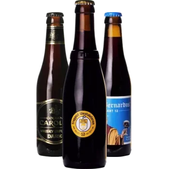 Auswahl von quadrupel Bieren aus unserem Sortiment