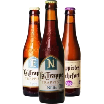 Selectie van trappist bieren uit ons assortiment