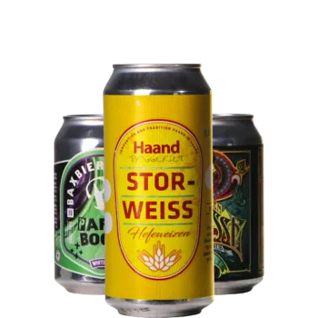 Auswahl von wit Bieren aus unserem Sortiment