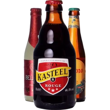 Selectie van fruit bieren uit ons assortiment