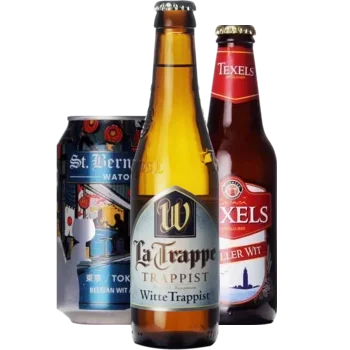 Selectie van wit bieren uit ons assortiment