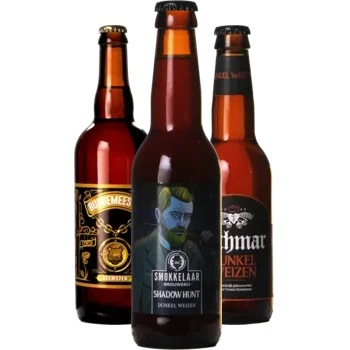 Selectie van weizen bieren uit ons assortiment