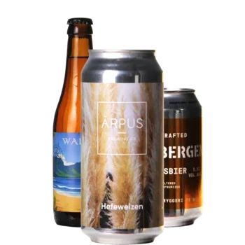 Selectie van weizen bieren uit ons assortiment