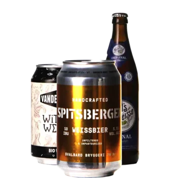 Auswahl von weizen Bieren aus unserem Sortiment