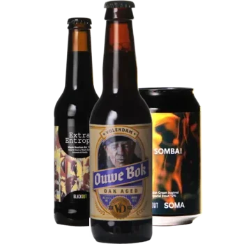 Auswahl von barrel_aged Bieren aus unserem Sortiment