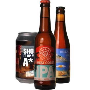 Selectie van ipa bieren uit ons assortiment