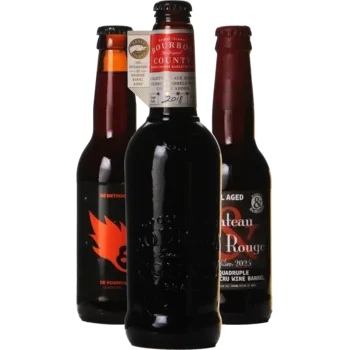 Auswahl von quadrupel Bieren aus unserem Sortiment