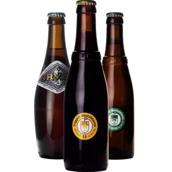 Auswahl von trappist Bieren aus unserem Sortiment