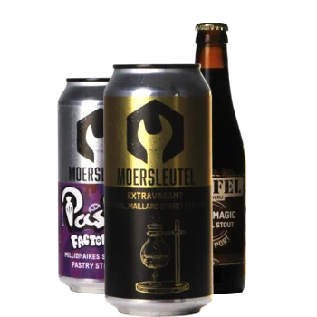 Selectie van stout bieren uit ons assortiment
