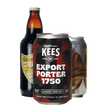 Selectie van porter bieren uit ons assortiment