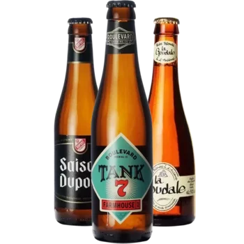 Selectie van saison bieren uit ons assortiment
