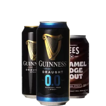 Selectie van stout bieren uit ons assortiment