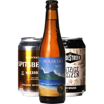 Selectie van wit bieren uit ons assortiment